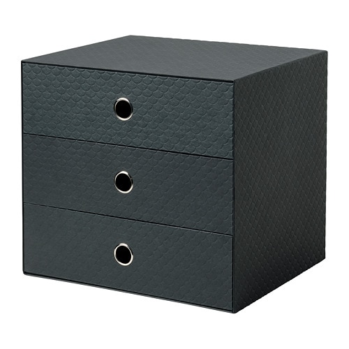 IKEA PALLRA mini chest with 3 drawers Model Image