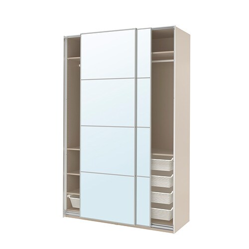 IKEA PAX / AULI wardrobe with sliding doors Model Image