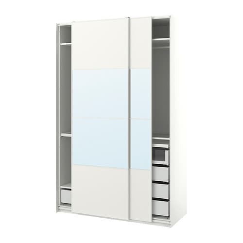 IKEA PAX / MEHAMN/AULI wardrobe combination Model Image