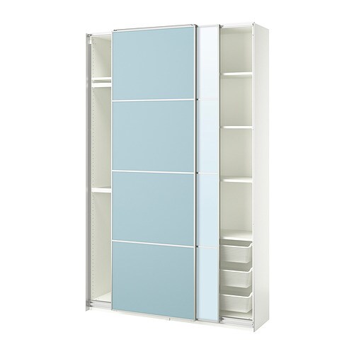 IKEA PAX / MEHAMN/AULI wardrobe with sliding doors Model Image