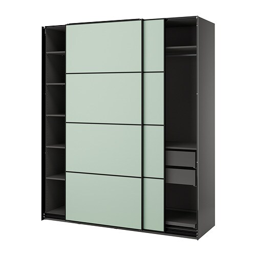 IKEA PAX / MEHAMN wardrobe with sliding doors Model Image