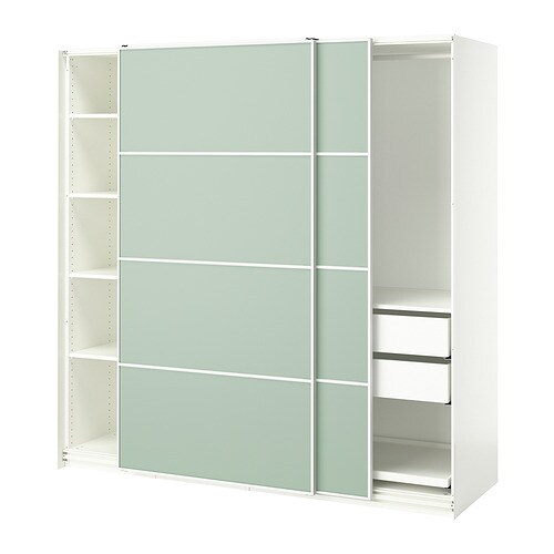 IKEA PAX / MEHAMN wardrobe with sliding doors Model Image