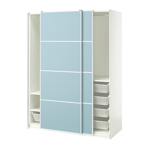 IKEA PAX / MEHAMN wardrobe with sliding doors Model Image