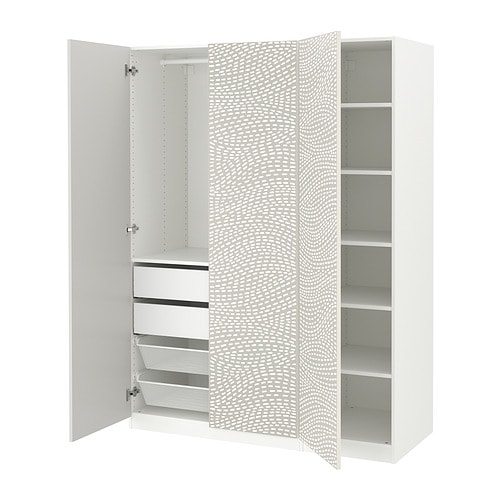 IKEA PAX / MISTUDDEN wardrobe combination Model Image