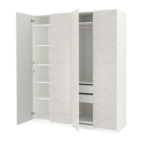 IKEA PAX / MISTUDDEN wardrobe combination Model Image