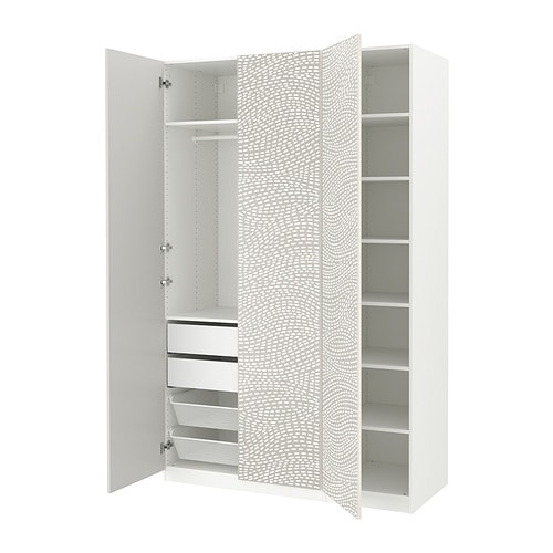 IKEA PAX / MISTUDDEN wardrobe combination Model Image