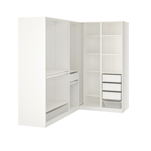 IKEA PAX corner wardrobe Model Image