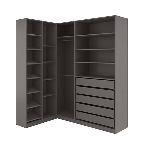 IKEA PAX corner wardrobe Model Image