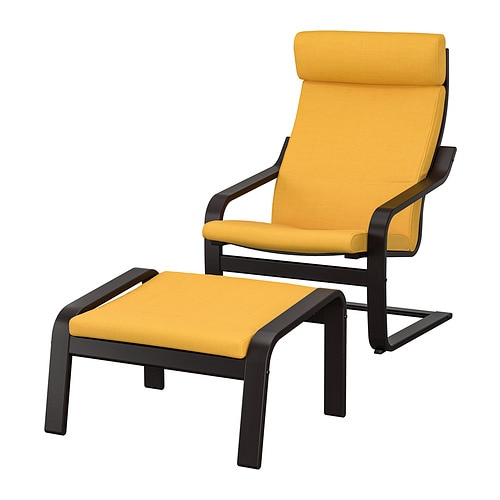 IKEA POÄNG armchair and ottoman Model Image