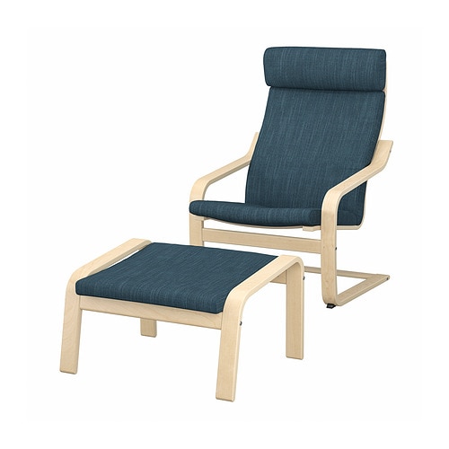 IKEA POÄNG armchair and ottoman Model Image