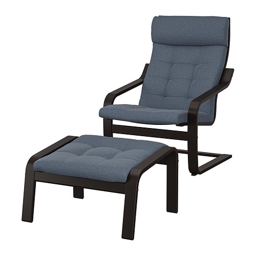 IKEA POÄNG armchair and ottoman Model Image