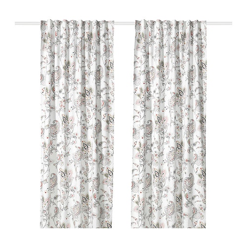 IKEA PUSSMUN curtains, 1 pair Model Image