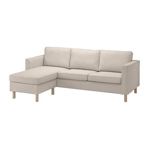 IKEA PÄRUP sofa with chaise Model Image