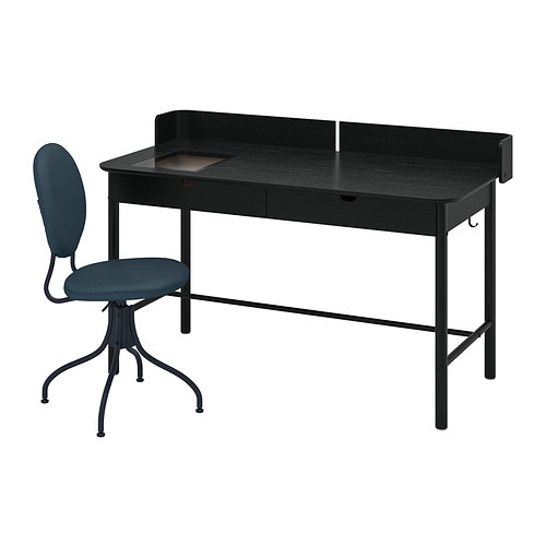 IKEA RIDSPÖ / BJÖRKBERGET desk and chair Model Image