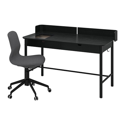 IKEA RIDSPÖ / LÅNGFJÄLL desk and chair Model Image