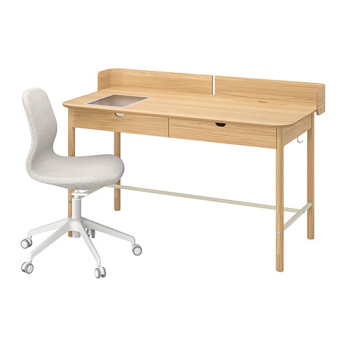 IKEA RIDSPÖ / LÅNGFJÄLL desk and chair Model Image