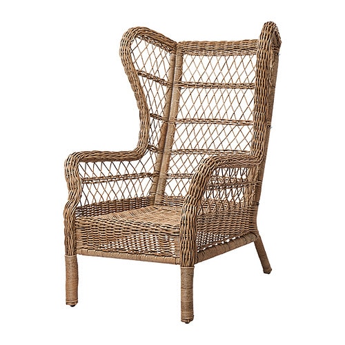 IKEA RISHOLMEN wing chair, in/outdoor Model Image