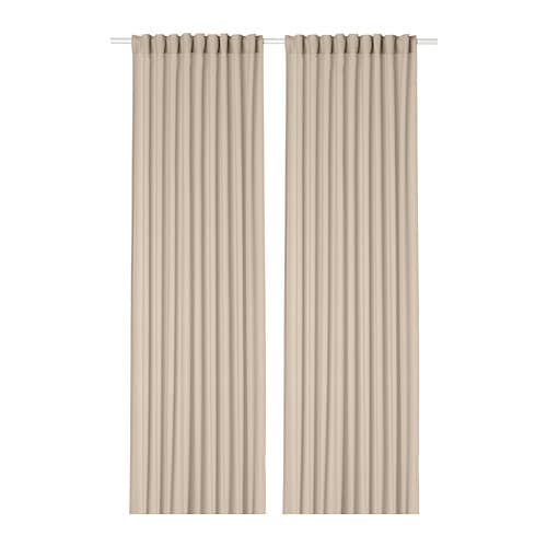 IKEA ROSENROBINIA sheer curtains, 1 pair Model Image