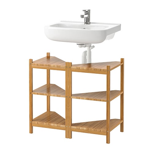 IKEA RÅGRUND / BJÖRKÅN sink shelf/corner shelf Model Image