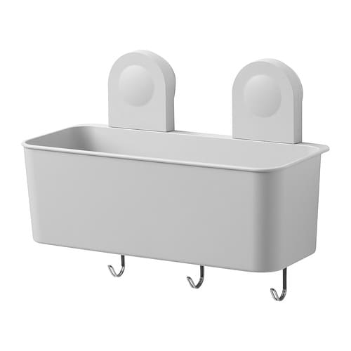 IKEA RÅNEN shower/soap basket with hook Model Image