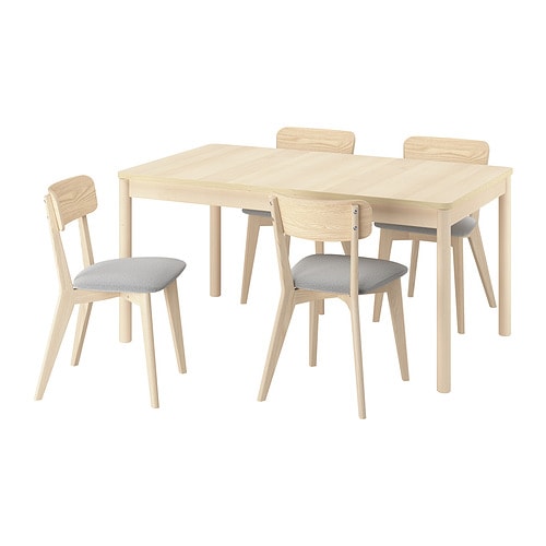 IKEA RÖNNINGE / LISABO table and 4 chairs Model Image