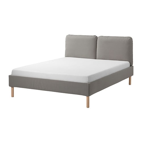 IKEA SAGESUND upholstered bed frame Model Image