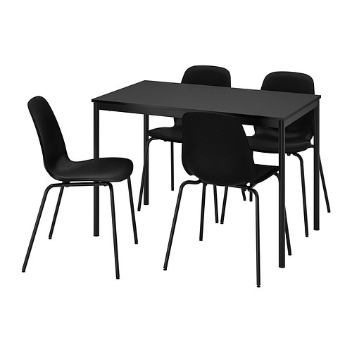 IKEA SANDSBERG / LIDÅS table and 4 chairs Model Image