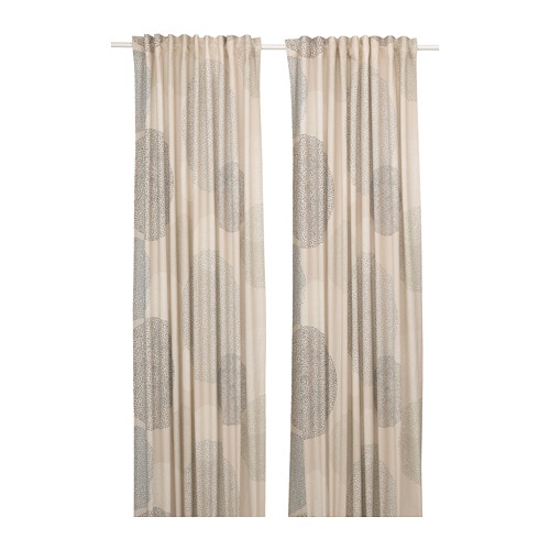 IKEA SANDÄNGSFLY curtains, 1 pair Model Image