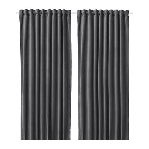 IKEA SANELA room darkening curtains, 1 pair Model Image