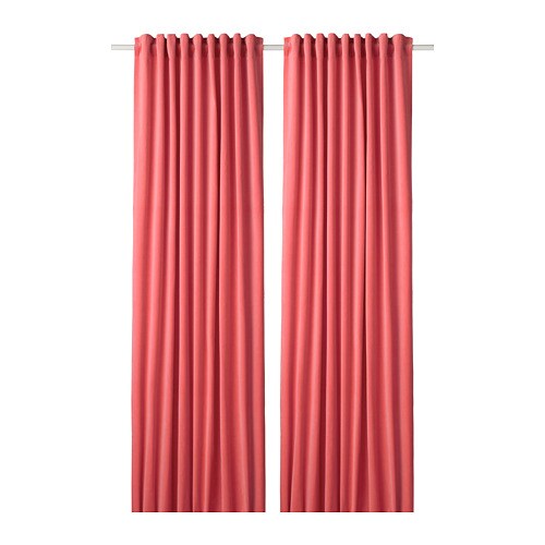 IKEA SANELA room darkening curtains, 1 pair Model Image