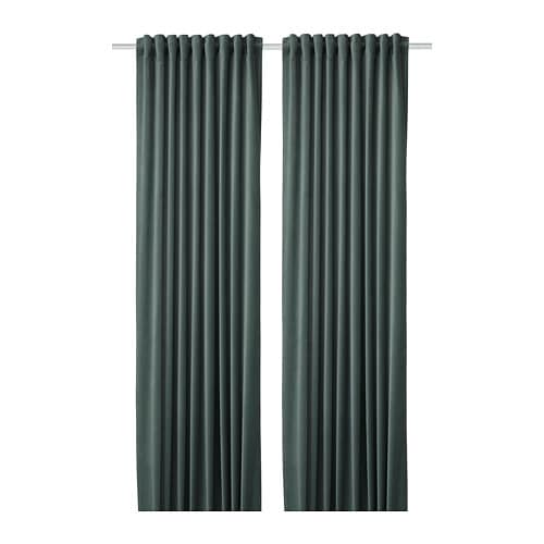 IKEA SANELA room darkening curtains, 1 pair Model Image