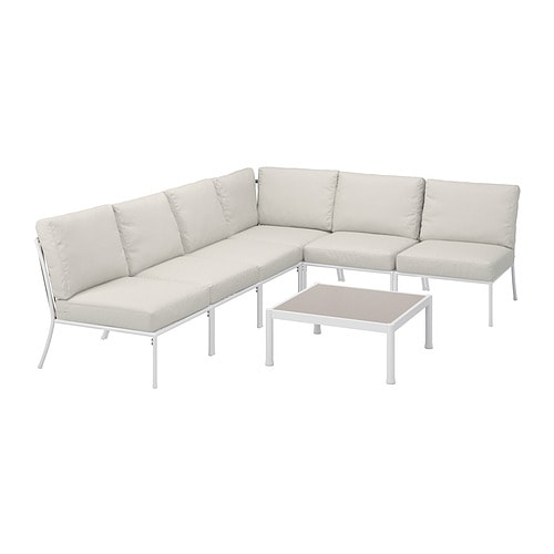 IKEA SEGERÖN 5-seat furniture set, outdoor Model Image