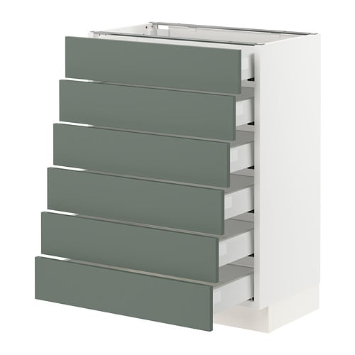 IKEA SEKTION / MAXIMERA base cabinet/6 fronts/6 low drawers Model Image