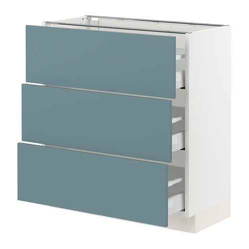 IKEA SEKTION / MAXIMERA base cabinet with 3 drawers Model Image