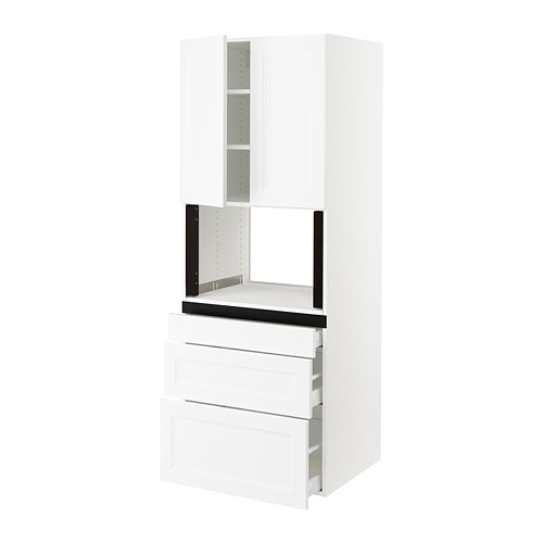 IKEA SEKTION / MAXIMERA hi cb f micro w 3 drawers/2 doors Model Image