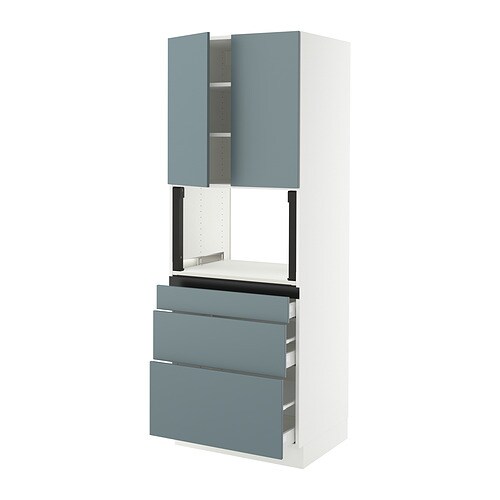 IKEA SEKTION / MAXIMERA hi cb f micro w 3 drawers/2 doors Model Image
