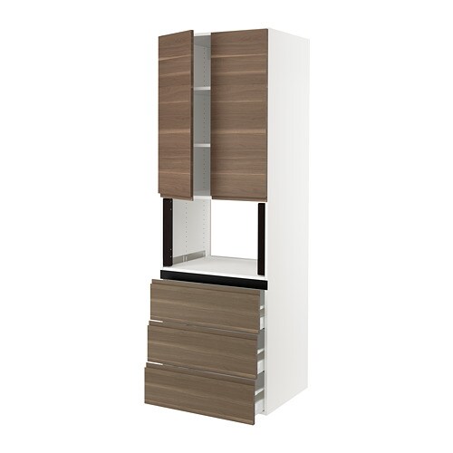 IKEA SEKTION / MAXIMERA hi cb f micro w 3 drawers/2 doors Model Image