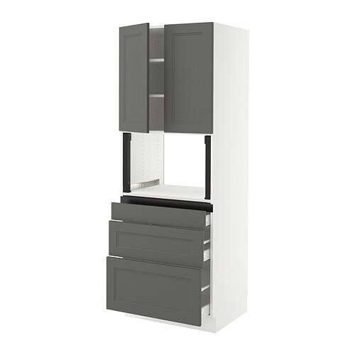 IKEA SEKTION / MAXIMERA hi cb f micro w 3 drawers/2 doors Model Image