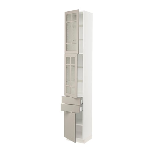 IKEA SEKTION / MAXIMERA hi cb w 2 glass drs/2 drwrs/1 dr Model Image