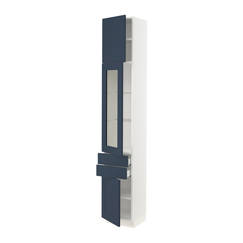 IKEA SEKTION / MAXIMERA hi cb w glass dr/2 drwrs/2 doors Model Image