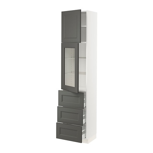 IKEA SEKTION / MAXIMERA high cab w glass dr/3 drwrs/1 door Model Image