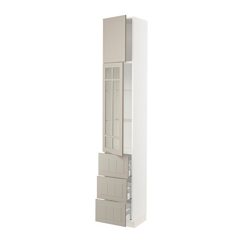 IKEA SEKTION / MAXIMERA high cab w glass dr/3 drwrs/1 door Model Image