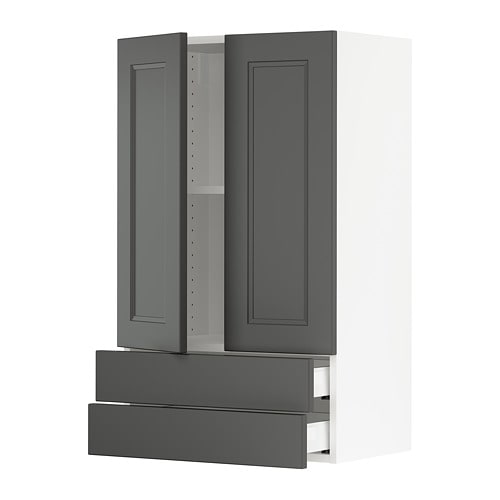 IKEA SEKTION / MAXIMERA wall cabinet w 2 doors/2 drawers Model Image