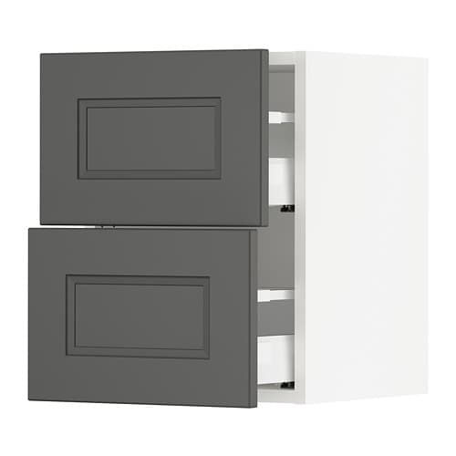 IKEA SEKTION / MAXIMERA wall cabinet with 2 drawers Model Image