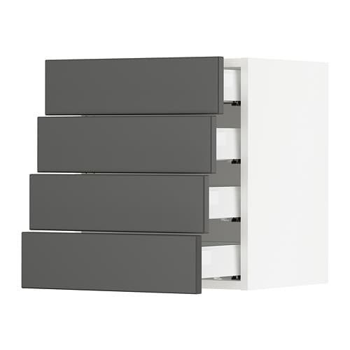 IKEA SEKTION / MAXIMERA wall cabinet with 4 drawers Model Image