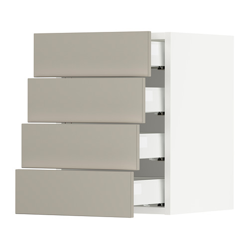IKEA SEKTION / MAXIMERA wall cabinet with 4 drawers Model Image