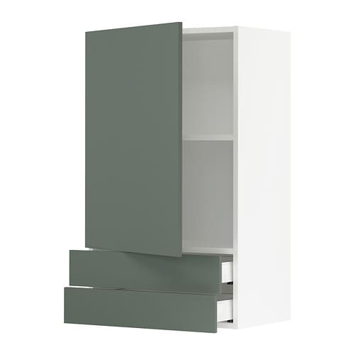 IKEA SEKTION / MAXIMERA wall cabinet with door/2 drawers Model Image