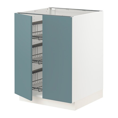 IKEA SEKTION base cabinet w wire basket/2 doors Model Image