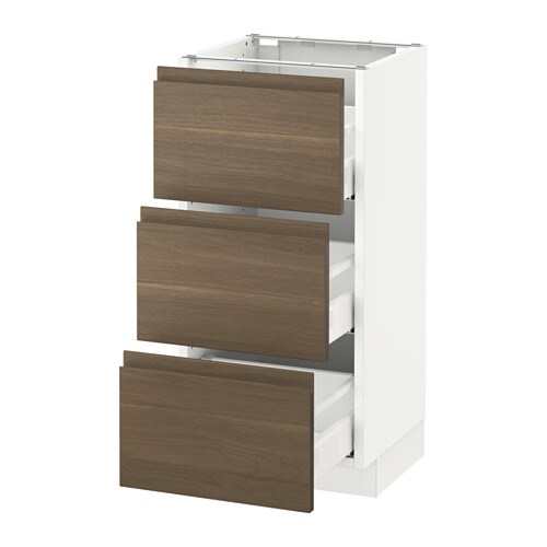 IKEA SEKTION base cabinet with 3 drawers Model Image