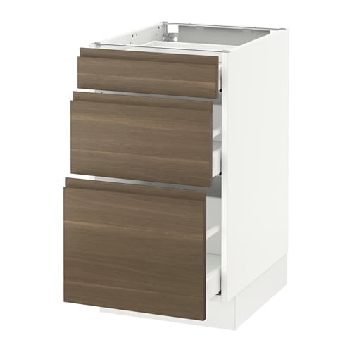 IKEA SEKTION base cabinet with 3 drawers Model Image